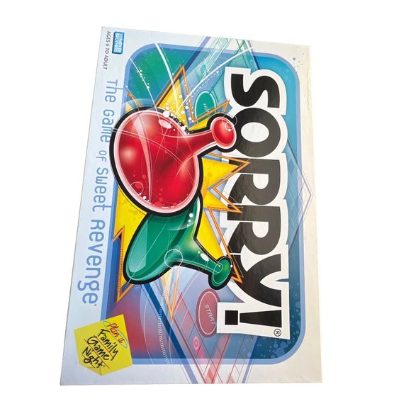 Sorry! Board Game for Kids Ages 6 and Up; Classic Hasbro Board Game; Pawn Color - Picture 4 of 4